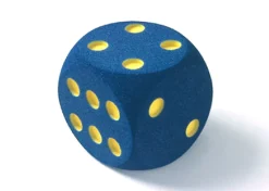 Augenwürfel groß 16 cm, blau