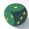 Augenwürfel groß 16 cm, grün