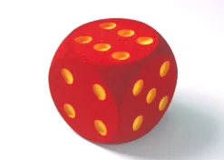 Augenwürfel groß 16 cm, rot