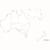 Australien: mit Ländern (50)