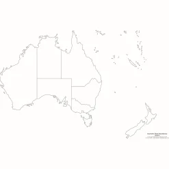 Australien: mit Ländern (50)