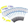 Badminton Schulset Plus, 12 Schläger, 12 Bälle