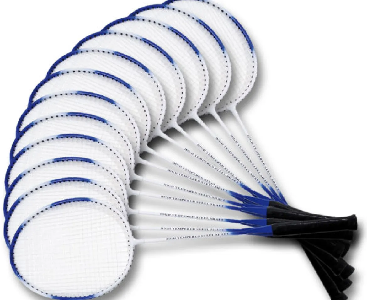 Badminton Schulset 12 Schläger, ab 7 Jahre