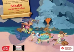 Bakabu und der Feuervulkan, Kamishibai Bildkartenset, 3-6 Jahre