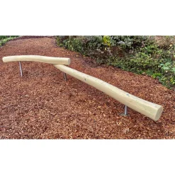 Balancierbalken DUO, zwei Höhen 200 und 300 cm, max Fallhöhe 60 cm, ab 3 Jahre