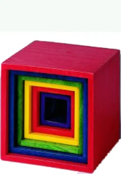 Bambini-Würfelturm, Stapel- und Sortierspiel für Kinder ab 9 Monate