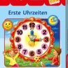 bambinoLÜK Erste Uhrzeiten, Set inkl. Heft, Kontrollgerät, Pappuhr