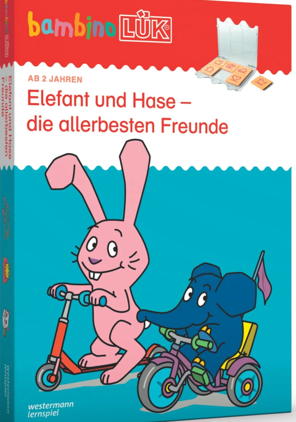 bambinoLÜK Set Elefant und Hase - die allerbesten Freunde, 2-4 Jahre
