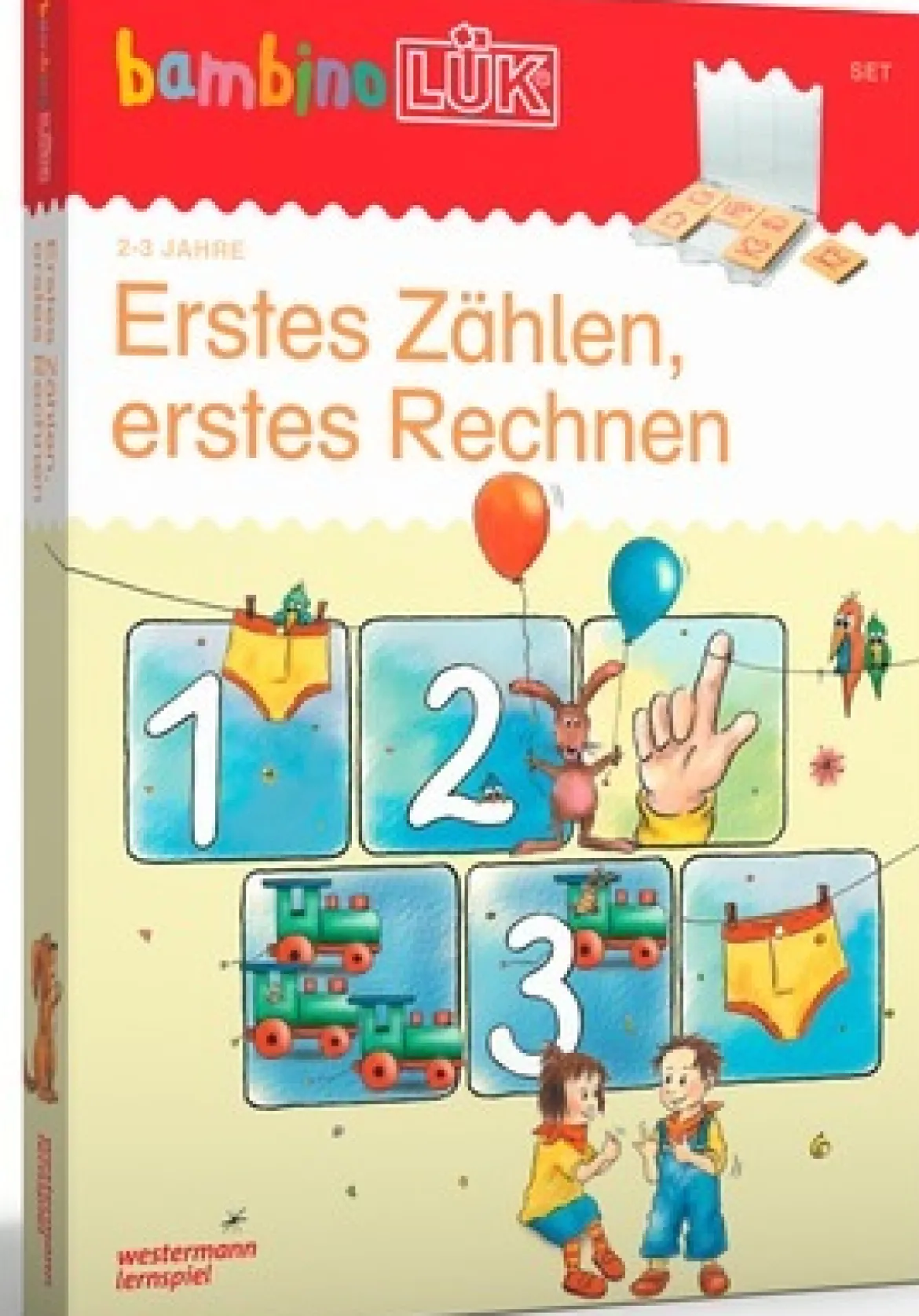 bambinoLÜK-Set Erstes Zählen, erstes Rechnen, Heft inkl. Lösungsgerät, 3-6 Jahre