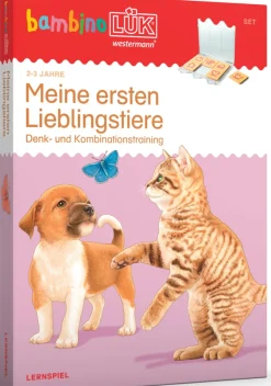 bambinoLÜK-Set Lieblingstiere, Heft inkl. Kontrollgerät, 2-3 Jahre