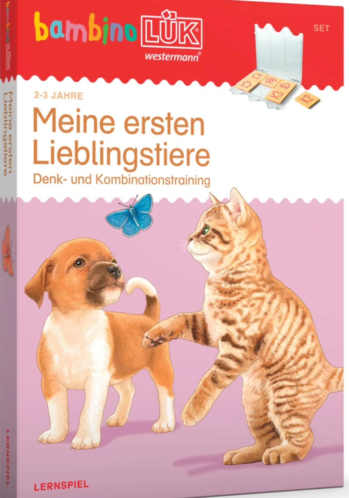 bambinoLÜK-Set Lieblingstiere, Heft inkl. Kontrollgerät, 2-3 Jahre