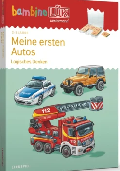 bambinoLÜK-Set Meine ersten Autos, ab 2 Jahre (Mit Kontrollgerät)