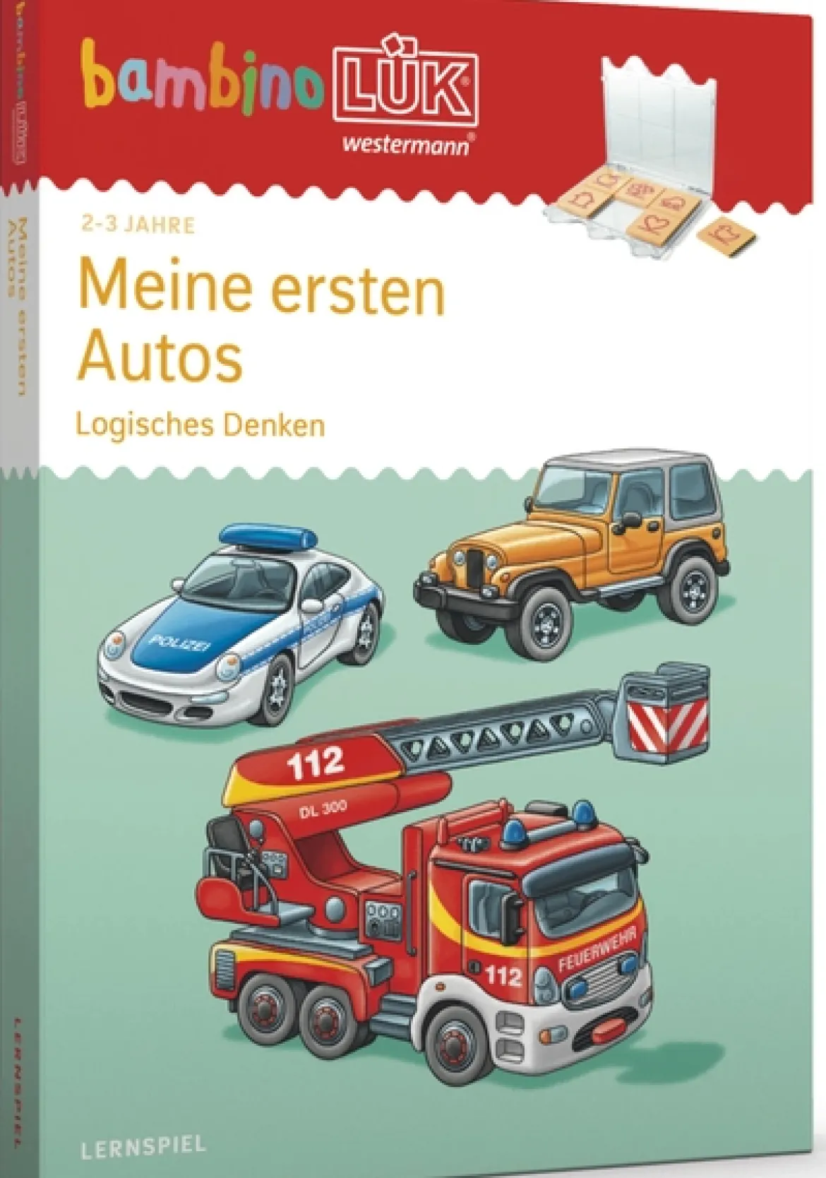 bambinoLÜK-Set Meine ersten Autos, ab 2 Jahre (Mit Kontrollgerät)