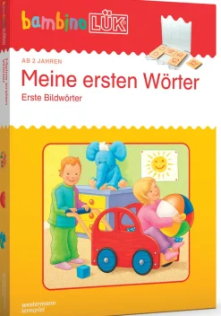 bambinoLÜK Set - Meine ersten Wörter, Heft inkl. Lösungsgerät, ab 2 Jahre