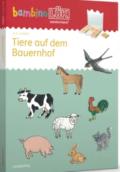 bambinoLÜK-Set Tiere auf dem Bauernhof, 3-5 Jahre