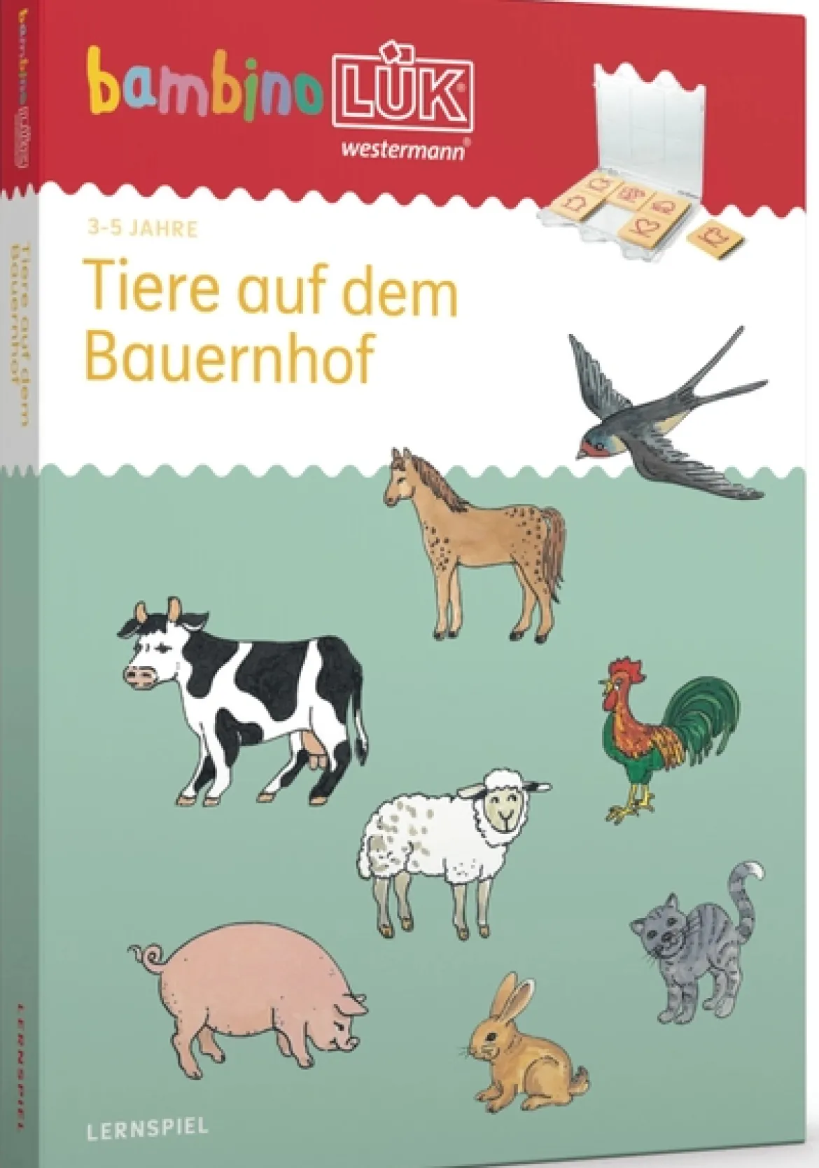 bambinoLÜK-Set Tiere auf dem Bauernhof, 3-5 Jahre