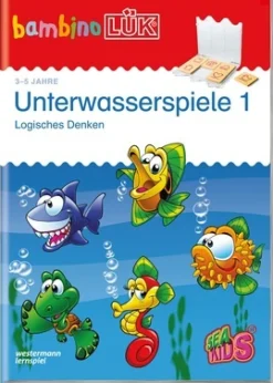 bambinoLÜK Unterwasserspiele 1, Übungsheft, 3-5 Jahre