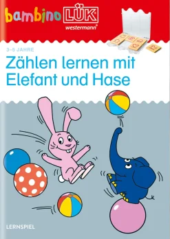 bambinoLÜK Zählen lernen mit Elefant und Hase, Heft, 3-5 Jahre