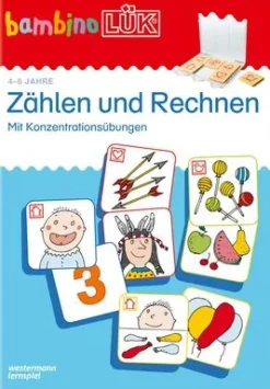 bambinoLÜK Zählen und Rechnen, Übungsheft, 4-6 Jahre