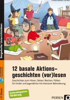 12 basale Aktionsgeschichten (vor)lesen, Buch, Klasse 1-9