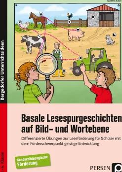 Basale Lesespurgeschichten auf Bild- und Wortebene, Buch, 1-6 Klasse