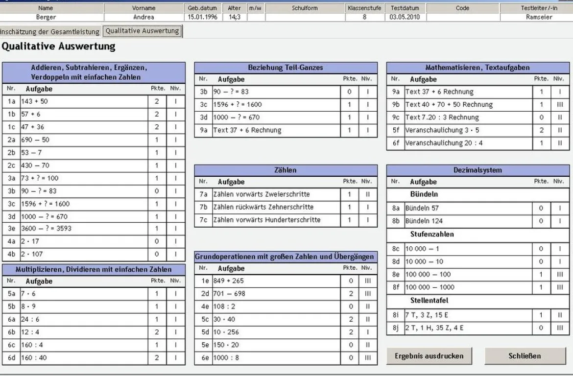 BASIS-MATH 4?8, Basisdiagnostik Mathematik, komplett