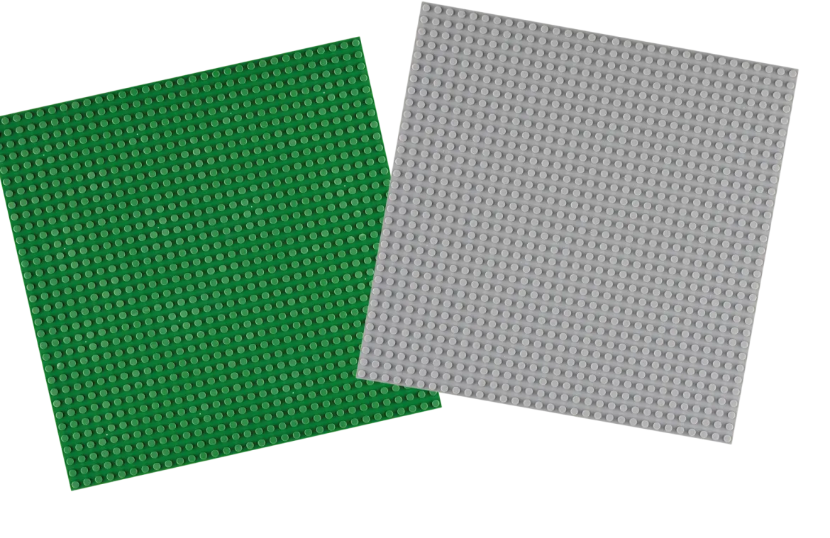 Basisplatte für Klemmbausteine, XXL 2er-Set