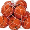 Basketballset Junior, 10 Stück im Ballnetz, 5-11 Jahre