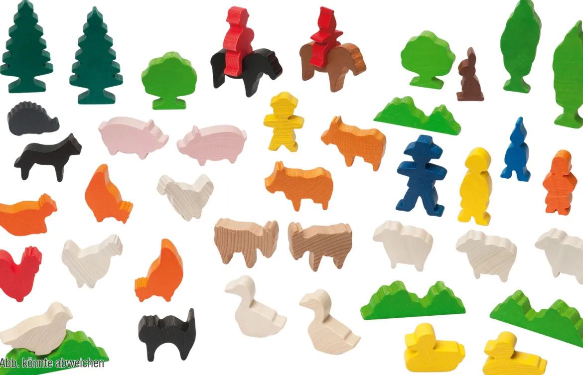 Bauernhof groß II, Aufstellfiguren-Set, ab 18 Monate