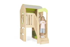Baumhaus für drinnen, mit Treppe, aus Holz, 226x116x229 cm, Ahorn