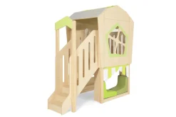 Baumhaus für drinnen, mit Treppe, aus Holz, 226x116x229 cm, Ahorn