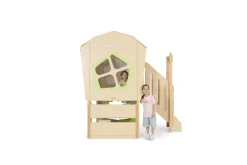 Baumhaus für drinnen, mit Treppe, aus Holz, 226x116x229 cm, Ahorn