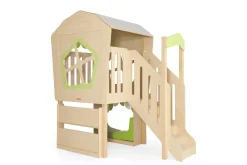 Baumhaus für drinnen, mit Treppe, aus Holz, 226x116x229 cm, Ahorn