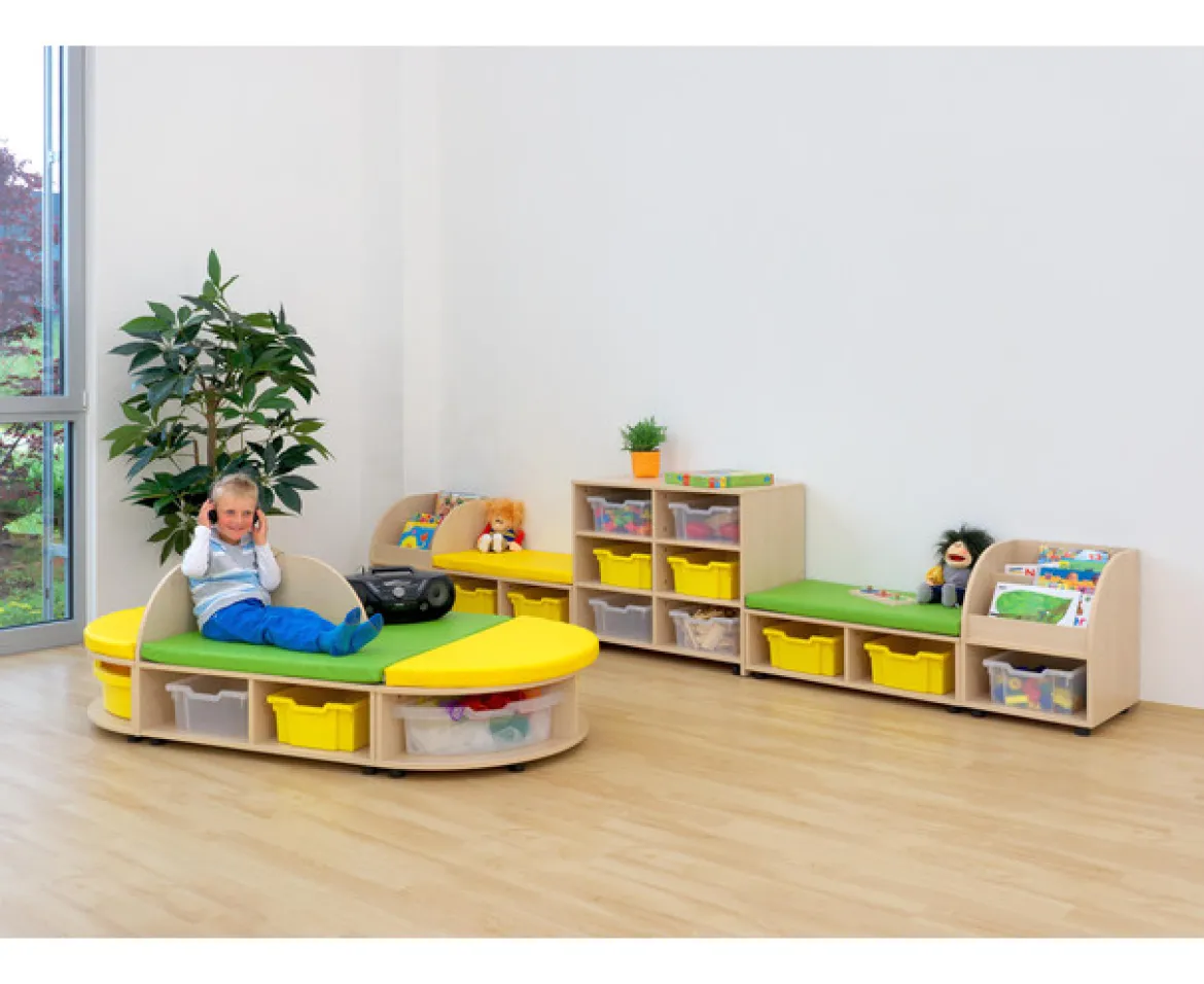 Bücherbox mit Ablagefach
