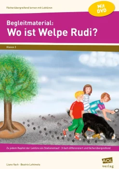 Begleitmaterial: Wo ist Welpe Rudi?, Broschüre inkl. DVD, 2. Klasse