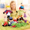 beleduc Puppetshow, Handpuppen-Set, 8-teilig, ab 3 Jahre