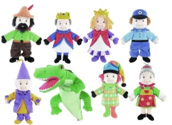 beleduc Puppetshow, Handpuppen-Set, 8-teilig, ab 3 Jahre