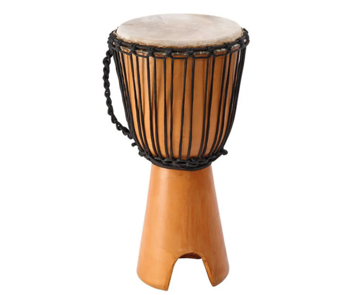 bel-O-ton Djembe mit Standbeinen 60 cm hoch, Percussionsinstrument, ab 3 Jahre