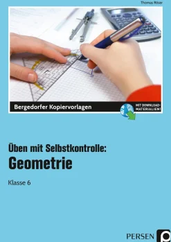 Üben mit Selbstkontrolle: Geometrie, Buch, Klasse 6