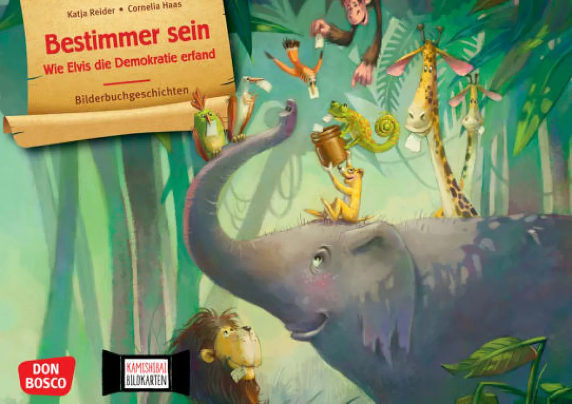 Bestimmer sein - Wie Elvis die Demokratie erfand. Kamishibai Bildkartenset