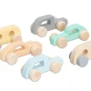 Betzold Holz Schiebeautos natur, 6er Set