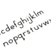 Bewegliches Alphabet, klein, Druckschrift schwarz, ab 6 Jahre