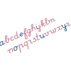 Bewegliches Alphabet, lateinische Ausgangsschrift - internationale Version, ab 4 Jahre