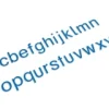 Bewegliches Alphabet, mittel - Druckschrift - blau, ab 6 Jahre