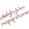 Bewegliches Alphabet, mittel - Druckschrift - rot, ab 6 Jahre