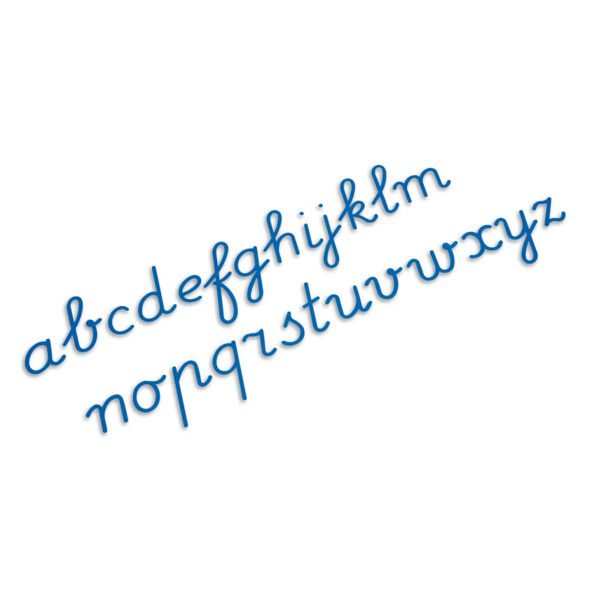 Bewegliches Alphabet, mittel: lateinische Ausgangsschrift - blau, ab 6 Jahre