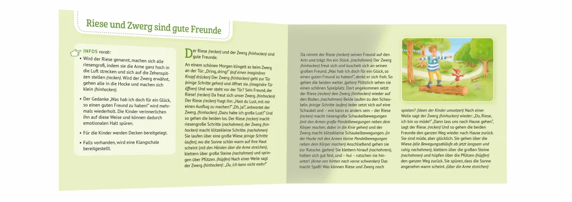 Bewegte Geschichten für Ruhe und Entspannung, Kartensatz, 2-6 Jahre