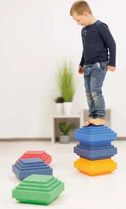 Bewegungsbausteine, MODO MultiBlock, 6-teilig, EPP-Schaumstoff, mehrfarbig