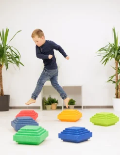 Bewegungsbausteine, MODO MultiBlock, 6-teilig, EPP-Schaumstoff, mehrfarbig