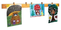 Bilderklemmleiste Buche/100 cm